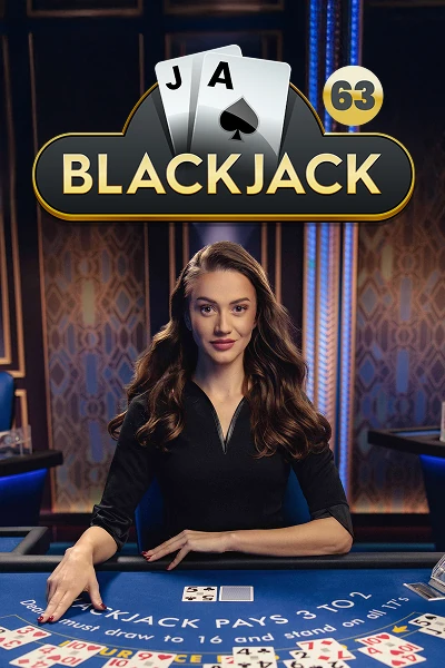 Blackjack 63 – live casino spel van Pragmatic Play Live